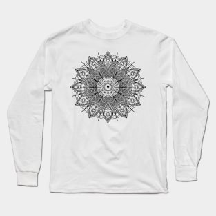 Heart and Mandala Long Sleeve T-Shirt